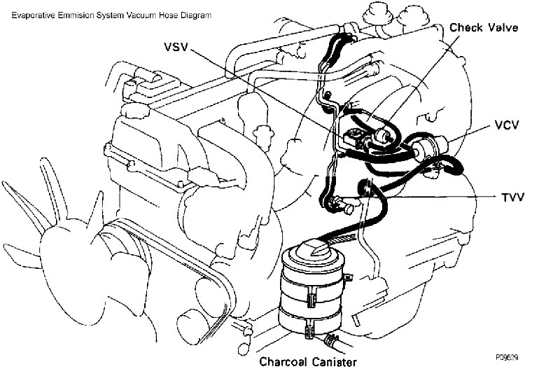 Vacuum Line Diagram. 